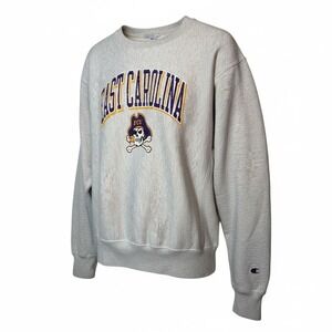 Champion Reverse Weave East Carolina Pirates L Pullover College Sweatshirt NCAA